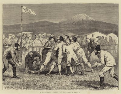 Un Partido de Fútbol en Yokohama, Japón de Joseph Nash